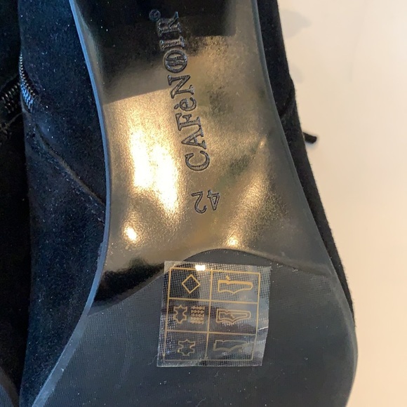 New never worn suede boot with sparkle heel - Picture 5 of 6